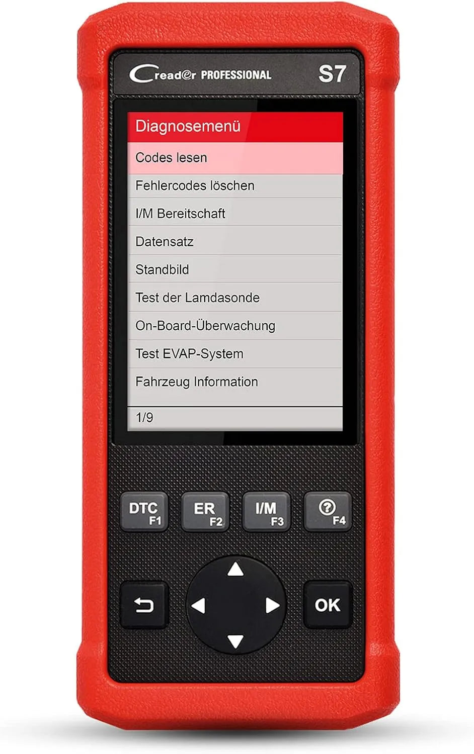 LAUNCH OBD2 Europe Creader Professional S7 Diagnosegerät zum Auslesen von Fahrzeugdaten und Erkennen gespeicherter Fehler OBD2 5 Fahrzeugmarken CRPS7