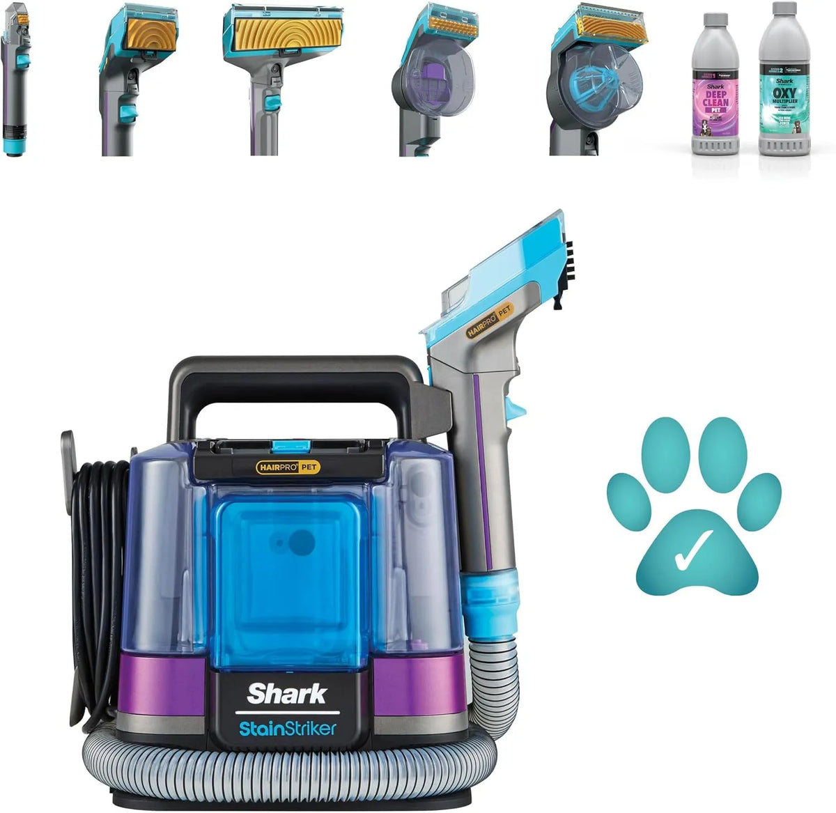 Shark StainStriker HairPro Haustierfleckenreiniger: 450 W