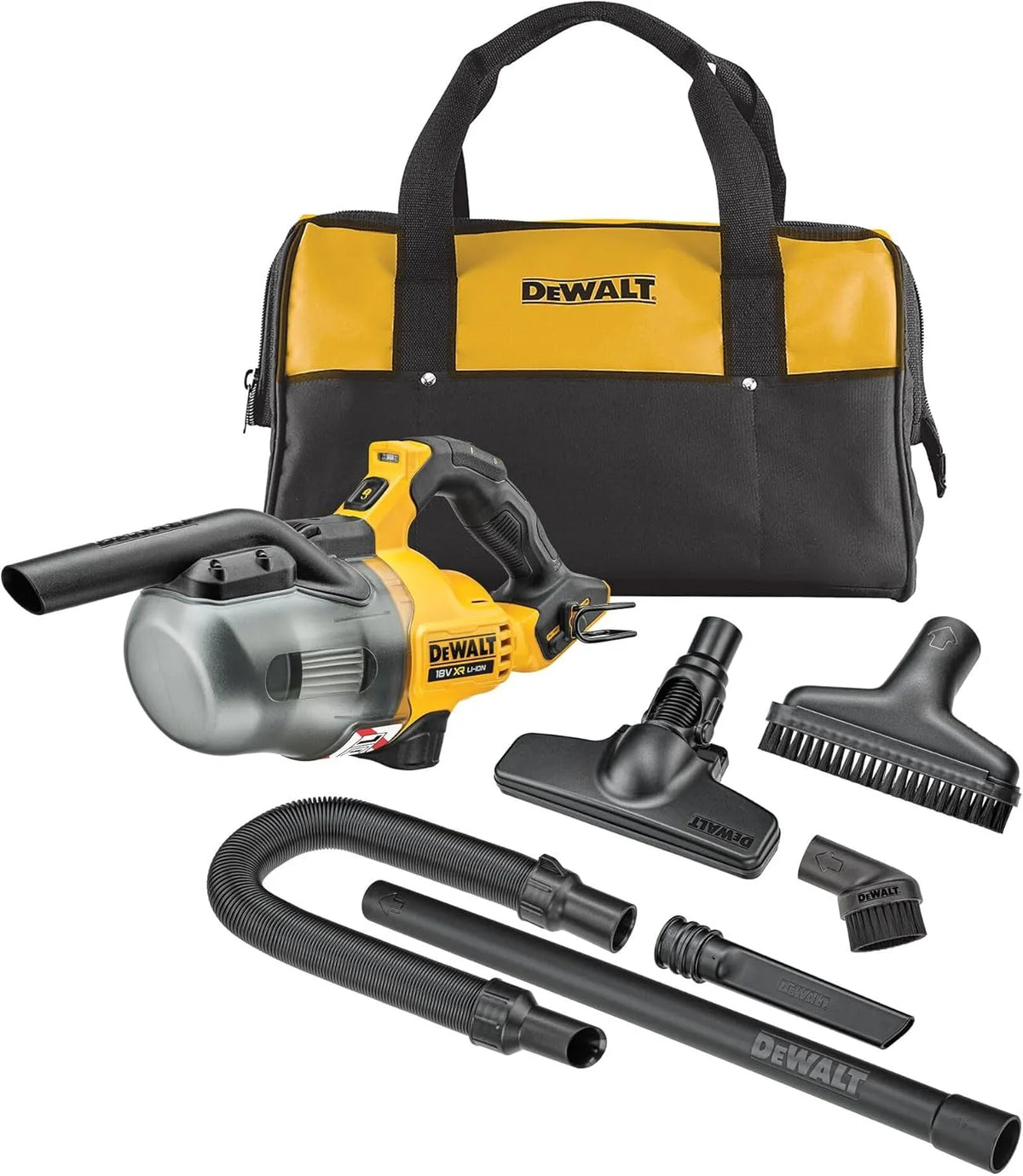 DeWalt 18 DCV501LN Einkaufstasche, Akku-Betrieb, LED-Anzeige, 18 V