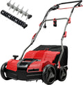 Einhell Elektro- SA 1640 Vertikutierer zum Entfernen von Rasenfilz und Belüften des Bodens – GE-SA, grün