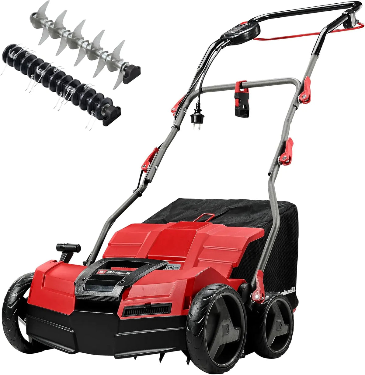 Einhell Elektro- SA 1640 Vertikutierer zum Entfernen von Rasenfilz und Belüften des Bodens – GE-SA, grün