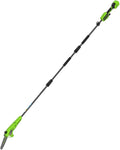 Greenworks 24V Hochentaster und Teleskop-Astsäge – Akku-Betrieb, 20cm, 68 m, 6,7 m, für Fahrzeugpflege