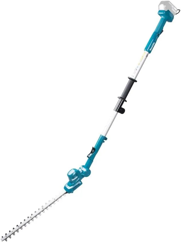 Makita DUN461WZX1 Heckenschere: Akku-Betrieb, Teleskopstiel, drehbar, aus Edelstahl, 460 mm, 18 V, für Metallbearbeitung