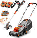FUXTEC 20V FX-E1RM20ECO-SET Rasentrimmer: Akku-Betrieb, 30cm, 25cm, 2Ah, für die Gartenpflege