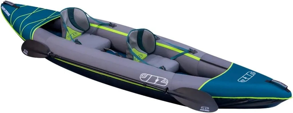 Aufblasbares Kajak JBAY.ZONE FLUO 335x93 cm mit Textilbezug