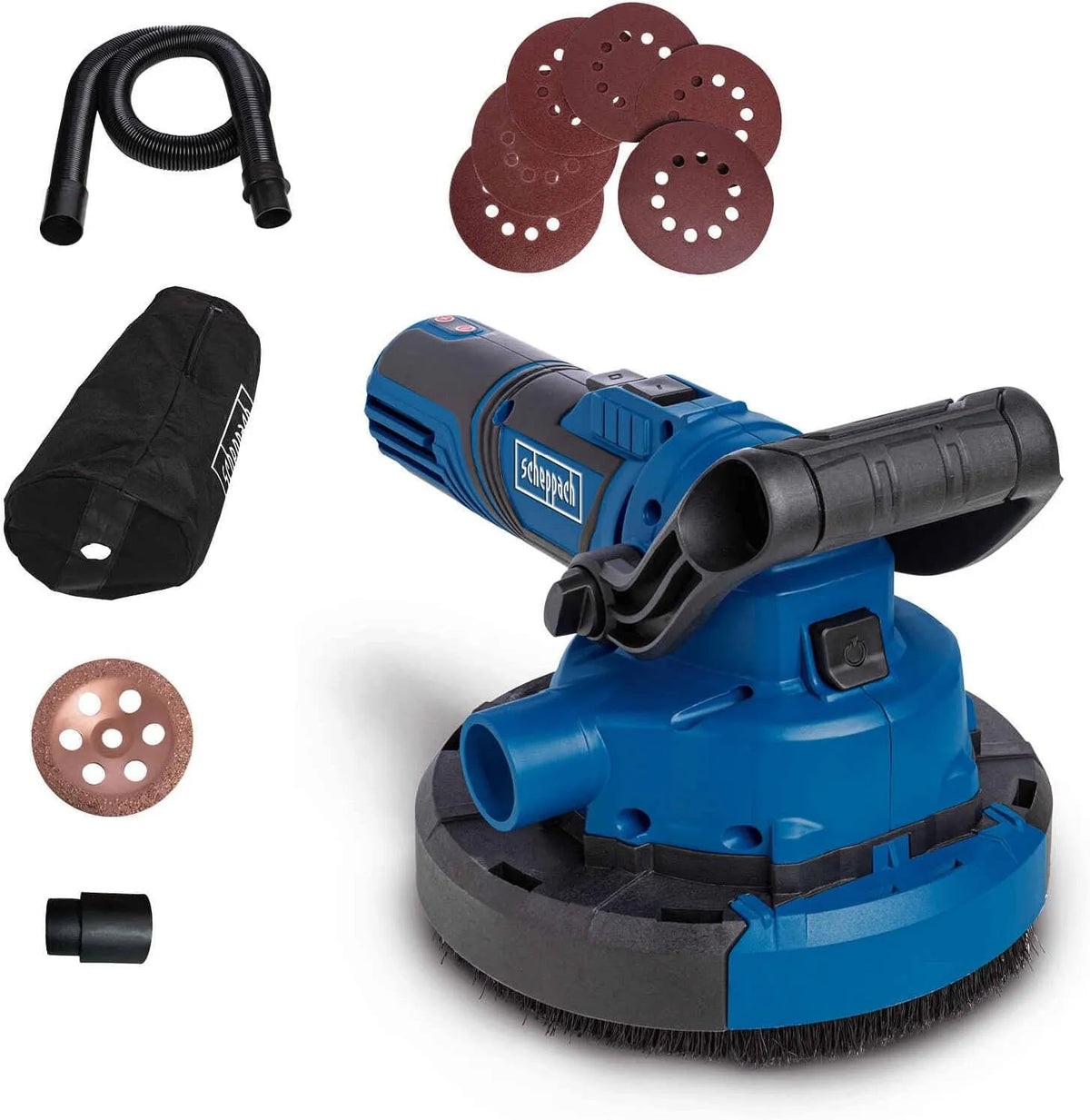 Schleifmaschine zur Materialbearbeitung und Vorbereitung von Flächen für die Endbearbeitung; Scheppach 3in1 BFR1200 3in1 Universal Wand
