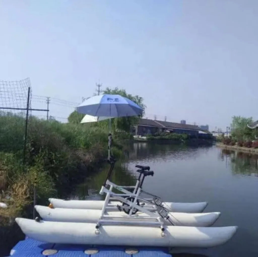 Zweipersonen-Pedalboot für Wasserabenteuer