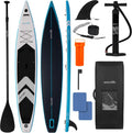 Aufblasbares Stand Up Paddle Board Set mit Zubehör - Ideal für See, Fluss, Touring und Yoga
