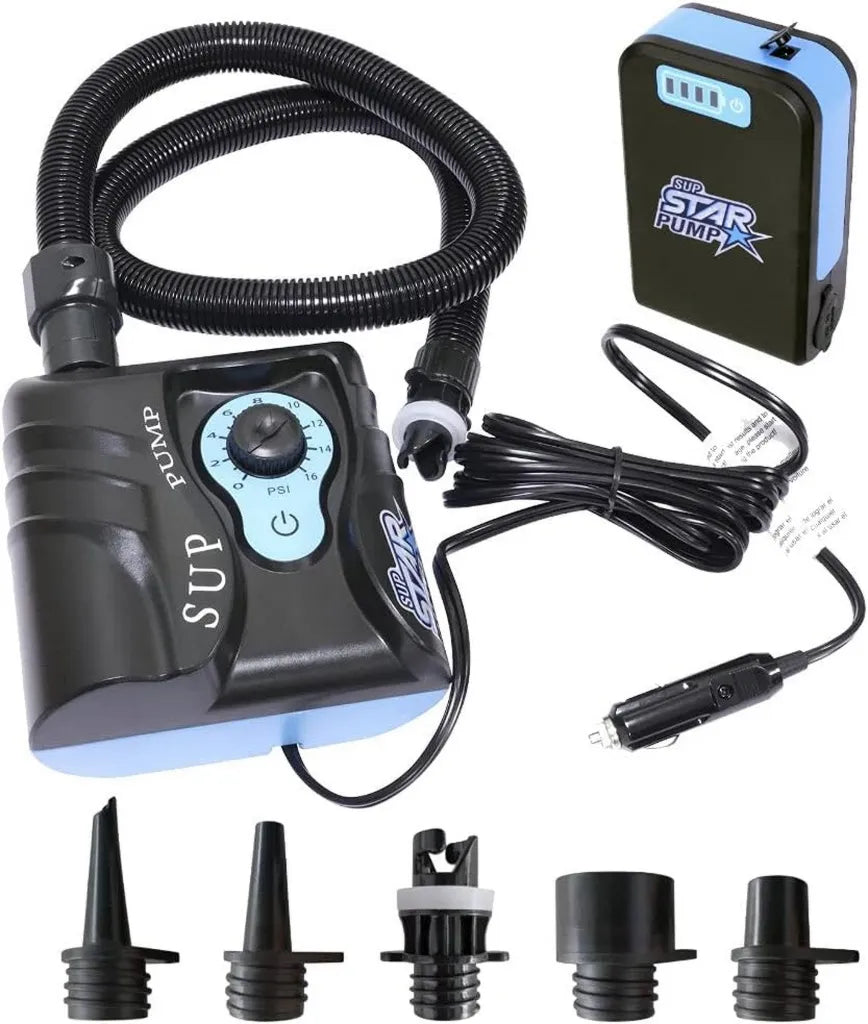 Elektrische SUP-Luftpumpe mit Akku, 12V, Star Pump 6