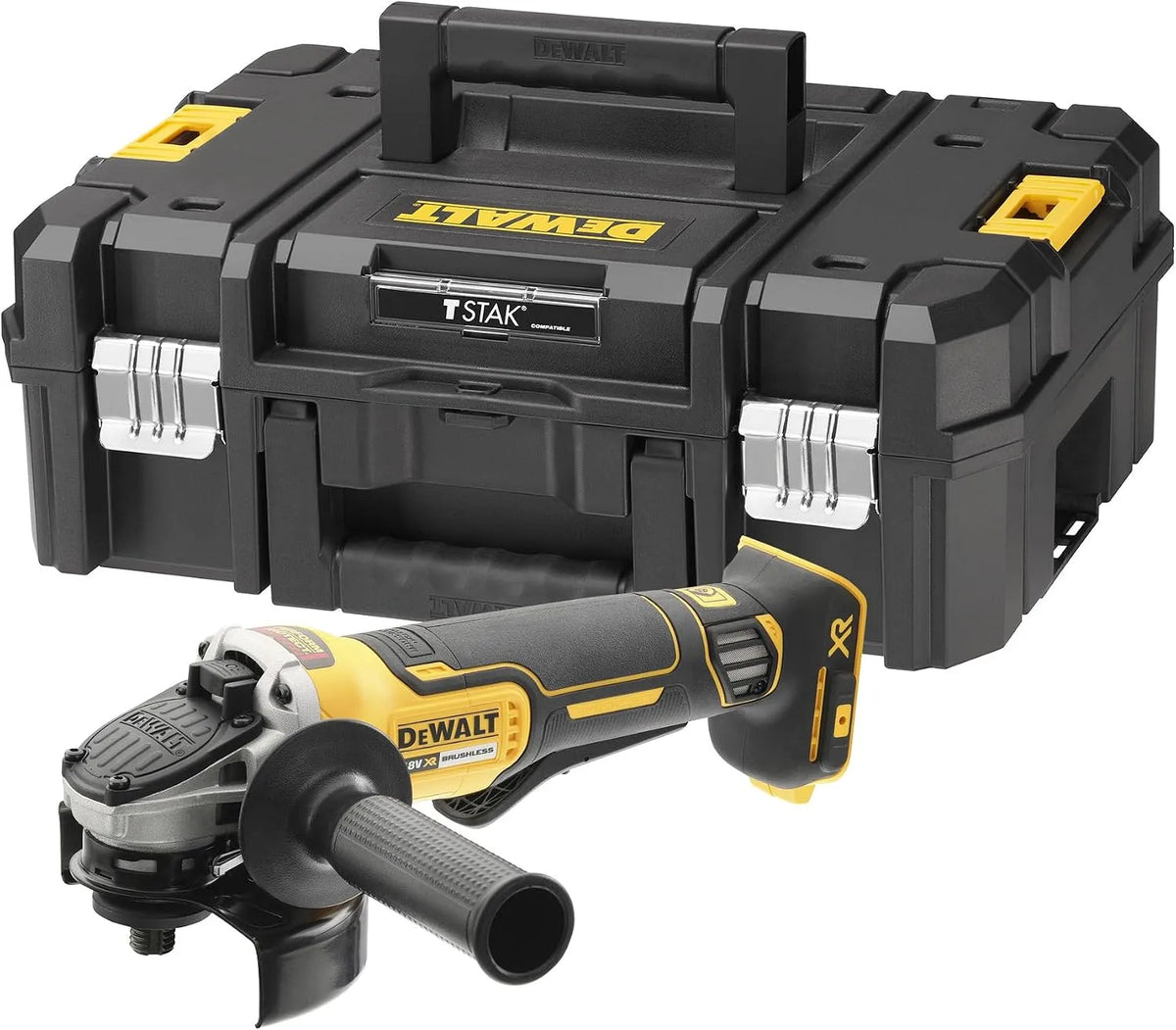 DeWalt 18V DCG406NT-XJ Winkelschleifer – TSTAK, Akku-Betrieb, bürstenloser Motor, 125mm