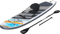 Hydro-Force Bestway aufblasbares SUP-Set White Cap mit Sitz, 305 x 84 x 12 cm