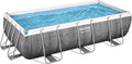 Bestway Power Steel Rechteckpool Set 404 x 201 x 100 cm mit Pumpe