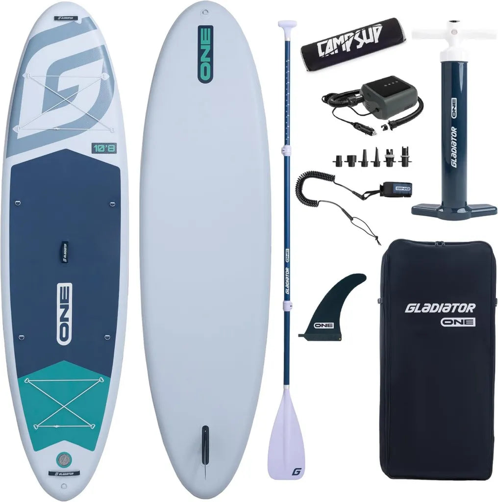 Gladiator One aufblasbares SUP Board mit Zubehör, für Anfänger und Fortgeschrittene