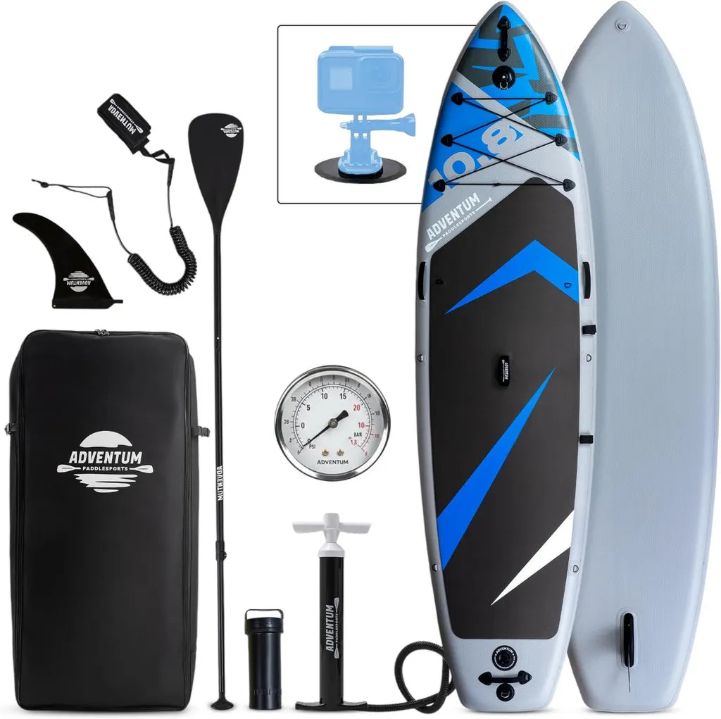 Premium Aufblasbares SUP-Board für Anfänger & Profis - 329-384 cm, Stabil & Wendig mit Kamera-Halterung