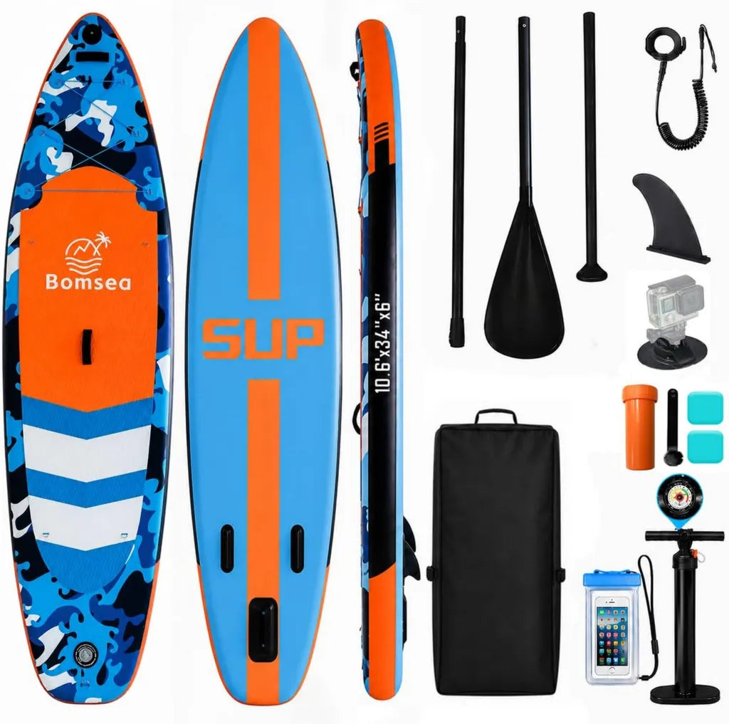 Aufblasbares SUP-Board für 2 Personen mit Doppel-Paddel – Perfekt für Wassersport