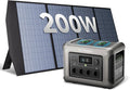 Solargenerator R1500 Tragbare Powerstation und Solargenerator, solarbetrieben, 200W, 1800W, 100W, mit USB-C, für Camping und Wohnmobil