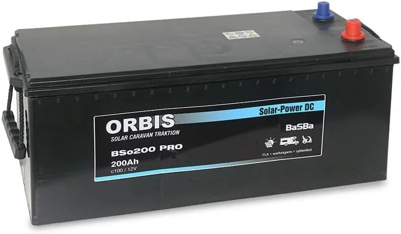 Orbis Deep Cycle Solar-Power Versorgungbatterie DC 12V c100 für Solar, Caravan, Garten, Camping