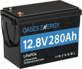 LiFePO4 LiFePO4-Batterie und Solar-Speicherbatterie, solarbetrieben, 280Ah, 3584Wh, 12V, 200A, mit BMS