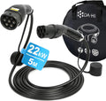 Typ-2-Ladekabel für Elektroautos und Mode-3-EV-Kabel, 22KW, 32A, 5m, IP54, dreiphasig, Typ 2