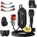 Wallbox-Ladestation für Elektroautos und Mobiles EV-Ladegerät, dreiphasig, 11kW