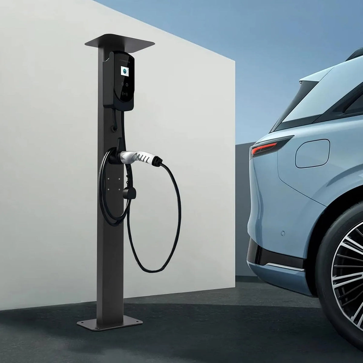 Wallbox-Ladestation für Elektroautos und Mobiles EV-Ladegerät