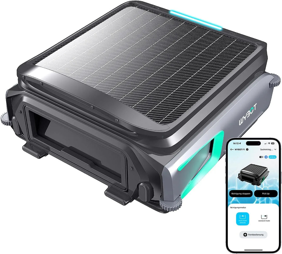Versorgungsbatterie und Solar- und Freizeitakku, mit Akku, solarbetrieben, mit App-Steuerung, für Pool und Entwässerung