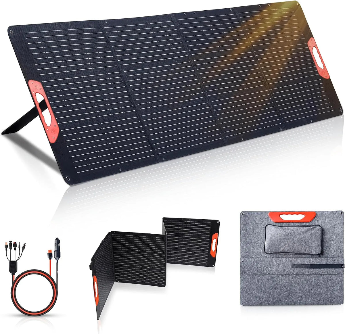 Solarmodul und Photovoltaikpanel, 200W, faltbar