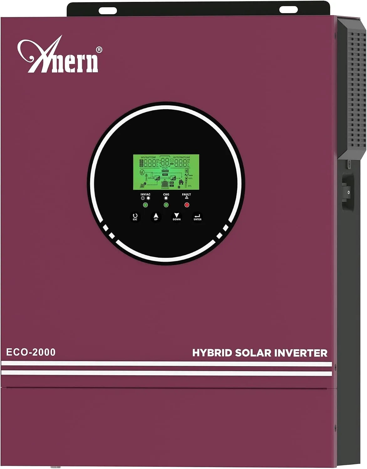 Hybrid-Solarwechselrichter und MPPT-Ladewechselrichter, 2000W, 220V, 400 V, 12V, solarbetrieben