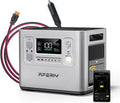 LiFePO4-Batterie Tragbare Powerstation und Solargenerator, 2048Wh, 2400W, für Camping und Wohnmobil, Schnellladefunktion, 230V
