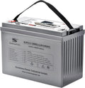 Sunstone LiFePO4 LiFePO4-Batterie und Solar-Speicherbatterie, 100AH, 1,28KWH, solarbetrieben, mit BMS, mit Bluetooth, 12V
