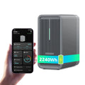Marstek B2500 Balkonkraftwerk-Komplettset und Photovoltaiksystem, mit App-Steuerung, 1600W, 800W, IP65, 2240Wh