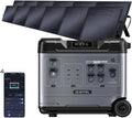 OUKITEL P5000 Tragbare Powerstation und Solargenerator, 5120Wh, solarbetrieben, mit App-Steuerung, 500W, 4000W, für Camping und Wohnmobil