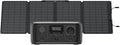 EcoFlow RIVER 3 Tragbare Powerstation Tragbare Powerstation und Solargenerator, 245 Wh, solarbetrieben, 110 W, 600 W, für Camping und Wohnmobil