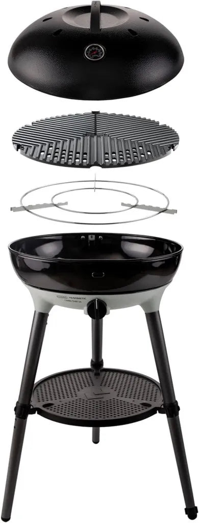 CADAC Carri Chef 50 - Tragbarer Gasgrill mit Automatikzündung und Tragetasche für Camping