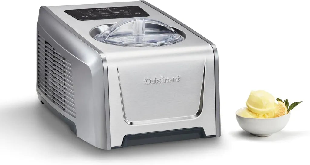 Cuisinart FreezeEase Pro – Automatische Eismaschine mit 14 Modi für Eis, Sorbet, Frozen Yogurt und Gelato – Ohne Vorkühlen – Fertig in 40 Minuten – Mit 90-Minuten-Kühlfunktion
