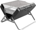 Kompakter Kohlegrill für Zuhause - Tragbarer Edelstahlgrill für Kebab und BBQ im Freien