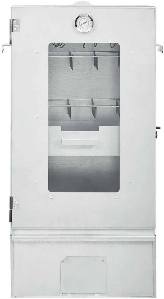 Hochwertiger Räucherofen mit Sichtfenster und Thermometer, ideal für Garten und Camping