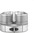 Cuisinart Doppelte Eismaschine – Zwei Geschmacksrichtungen gleichzeitig, 2 x 1L Kapazität für Gelato, Eis, Sorbet und Frozen Yogurt