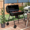 Mobiler Holzkohlegrill mit Flaschenöffner für Camping und Picknicks