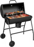 Premium Holzkohlegrill mit Deckel für Perfektes Barbecue-Erlebnis