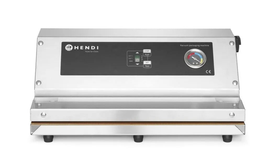 HENDI Edelstahl Vakuumiergerät, 20 L/Min, für strukturierte Beutel, ideal zum Versiegeln von Lebensmitteln, 230V/250W