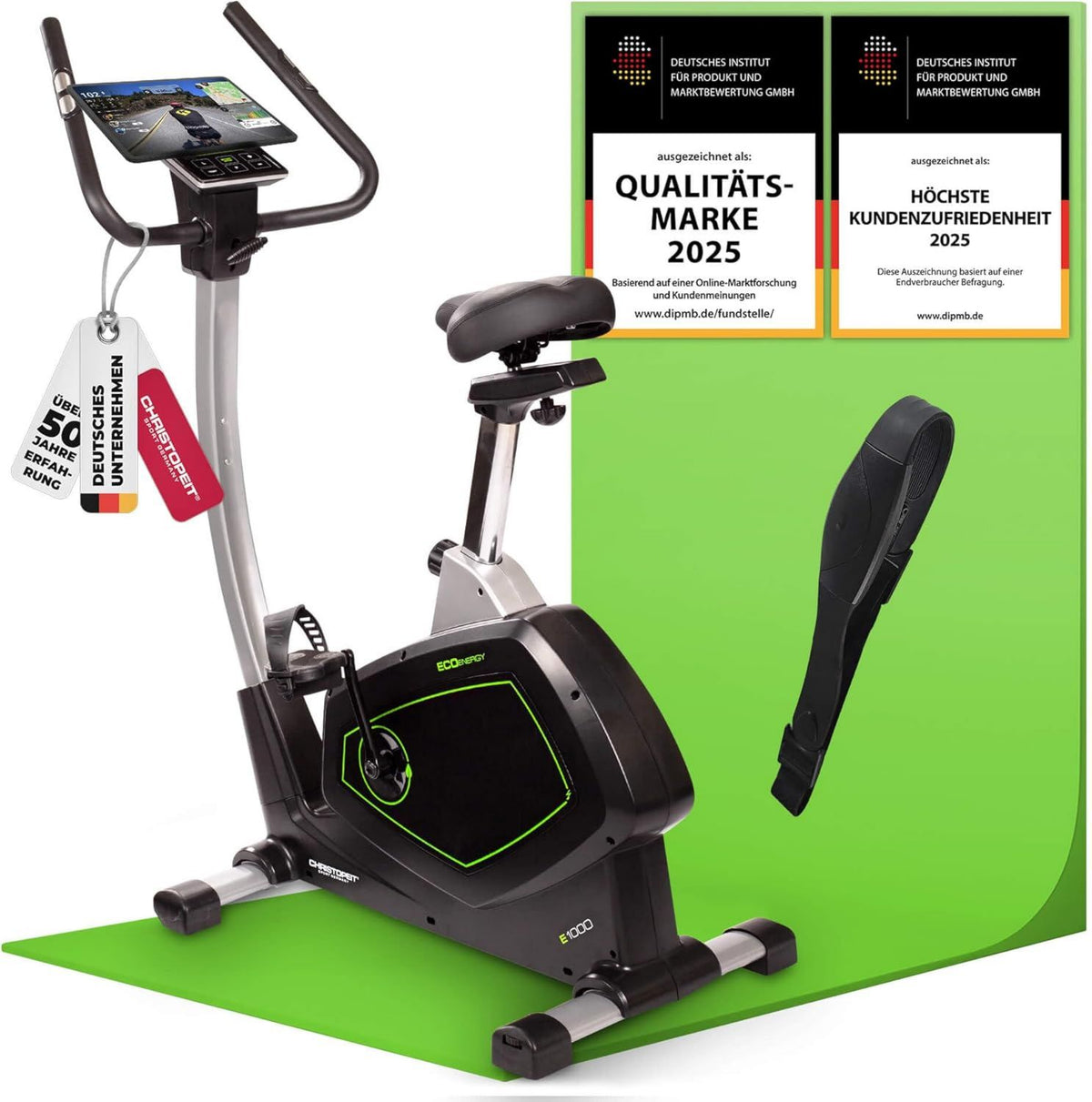 Heimtrainer - Bluetooth-Konnektivität, leiser Betrieb, 10kg, 150kg