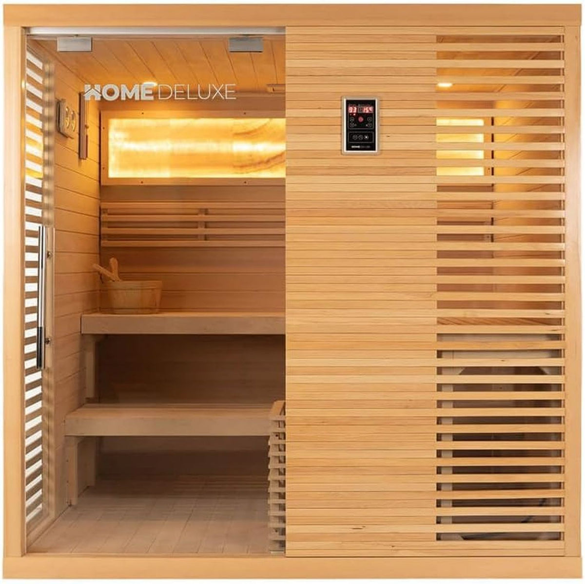 Saunaofen: Holzkonstruktion, 200 x 160 x 200 cm