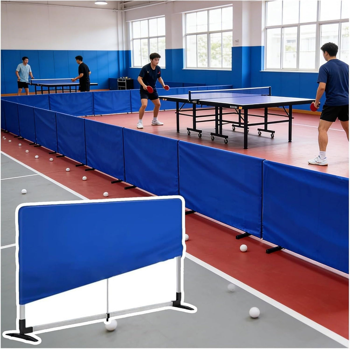 Tischtennis-Barriere für den Innenbereich