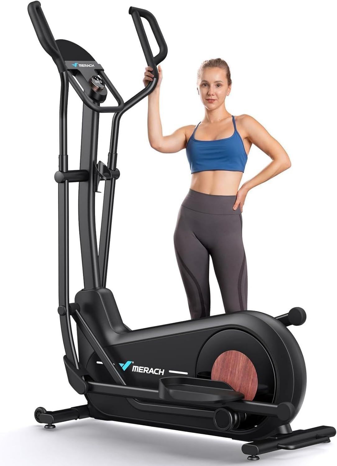 MERACH Crosstrainer: leiser Betrieb, für zuhause, 47 cm, 180 KG