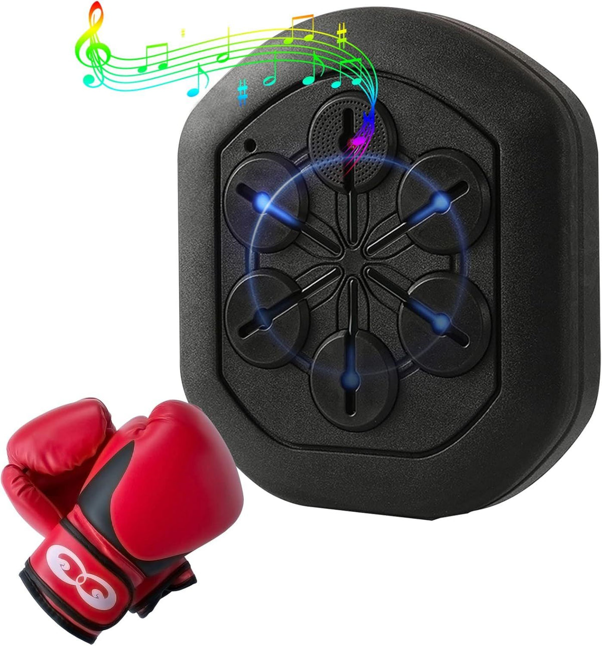 Musik-Boxmaschine - mit Boxhandschuhen, Bluetooth-Konnektivität