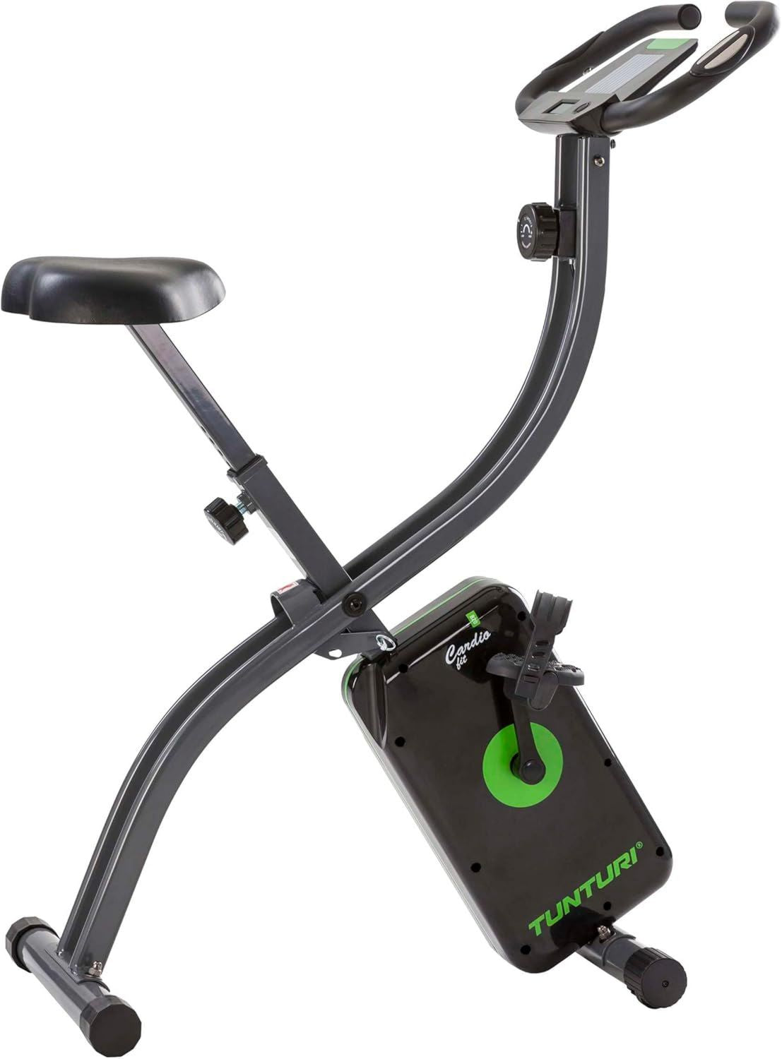 Tunturi B20 Heimtrainer - klappbar, mit Display, schwarz