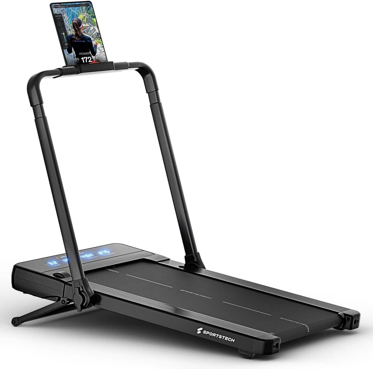 Sportstech Walking Pad: einstellbare Steigung, klappbar, für zuhause