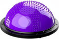 Balance mit Standfuß 58 cm Halbkugel-Balanceball strukturiert Balanceball mit Luftfüllung – lila