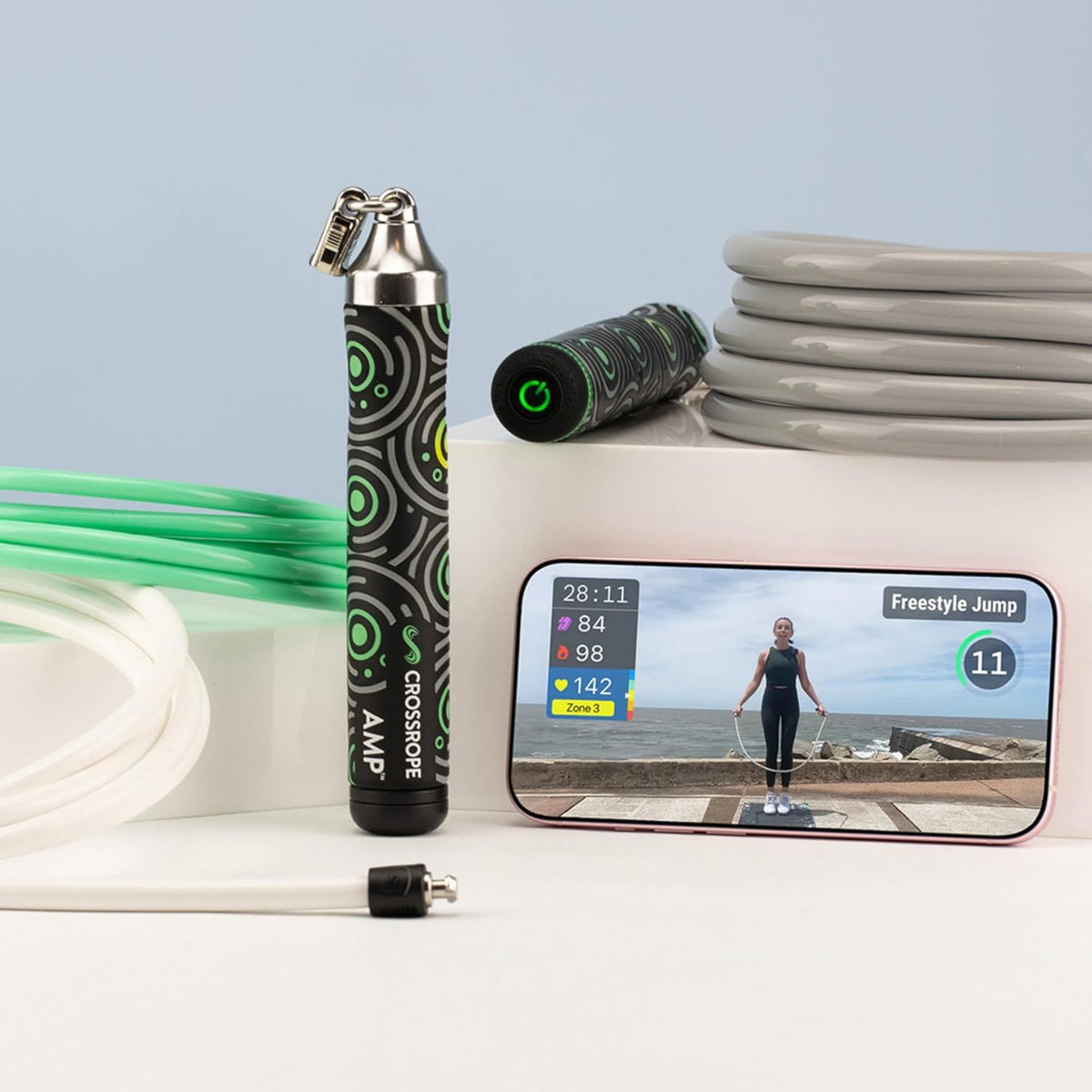 Digitales Springseil - Bluetooth-Konnektivität, 2 lb, 5 kg